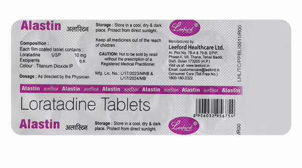 Alastin 10mg Tablet