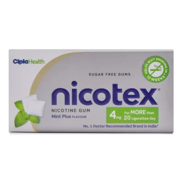 Nicotex 4 Mint Chewing Gums Tin 40Gums