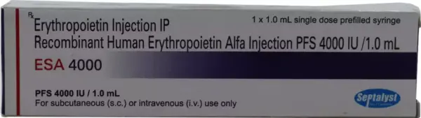 ESA 4000IU Injection - Hindustan Pharmacy