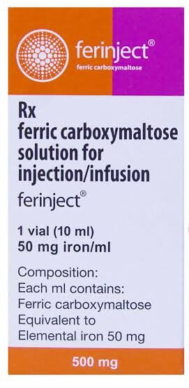 Ferinject 500mg Injection 10ml