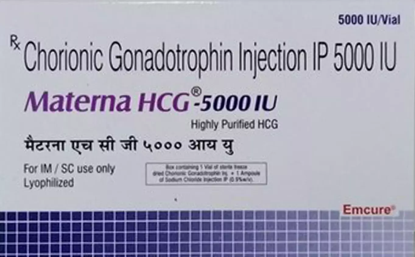 Materna HCG HP 5000IU Injection