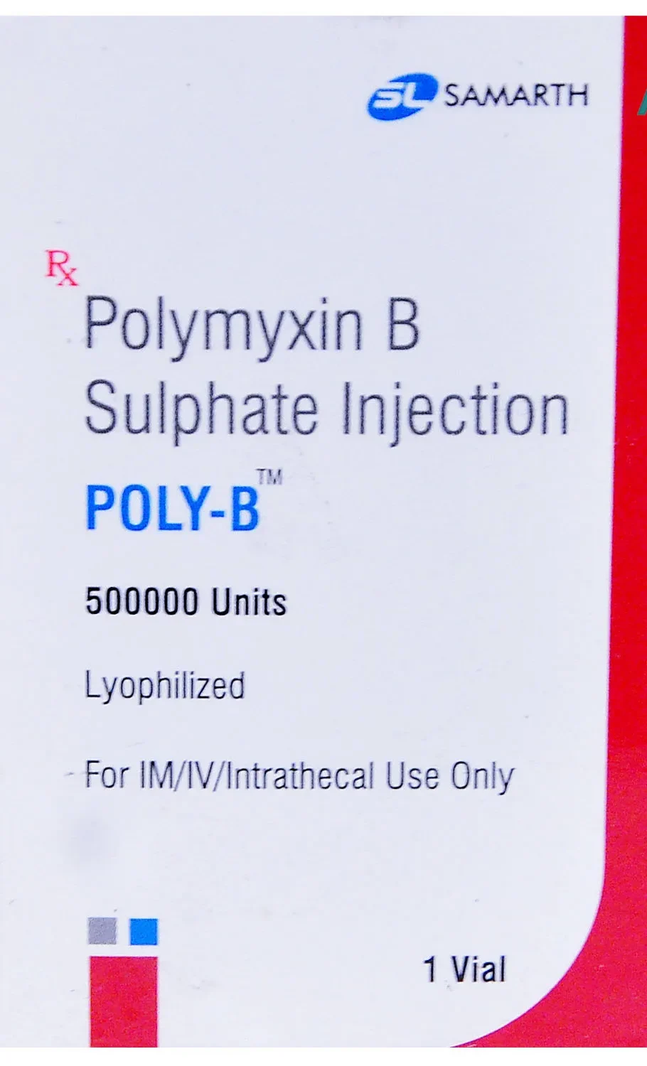 Poly-B 500000IU Injection