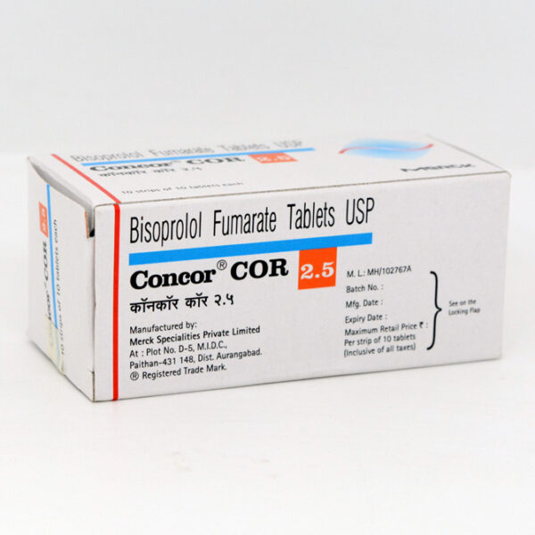 Concor Cor 2.5mg Tablet