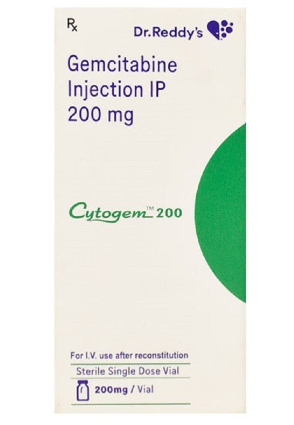 Cytogem 200mg Injection - Hindustan Pharmacy