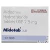 Midotab 2.5mg Tablet