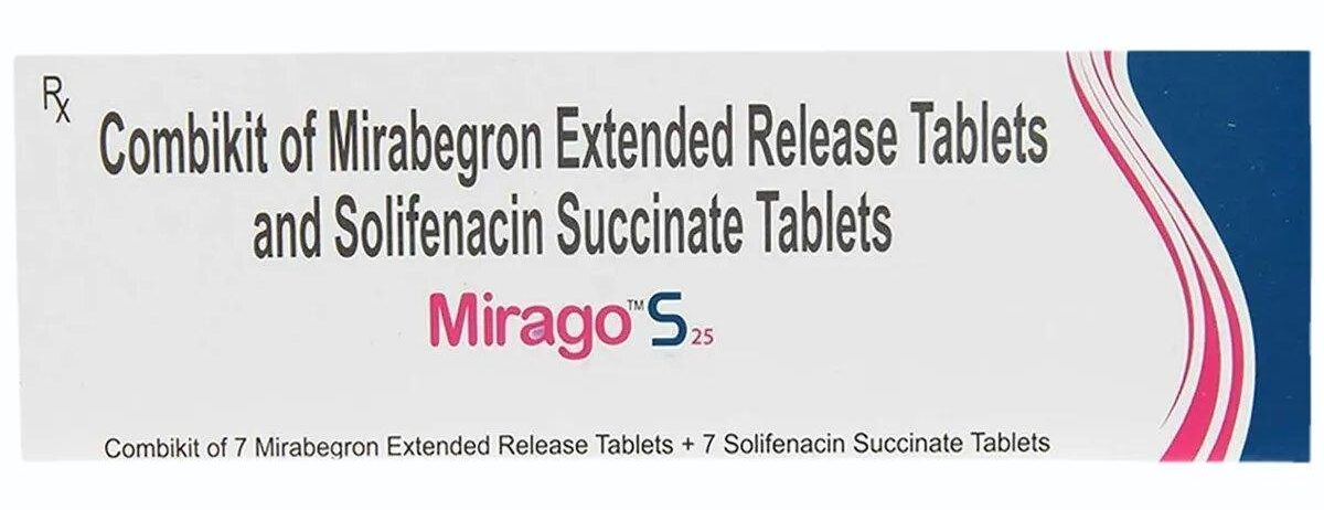 Mirago S Kit 25mg Tablet