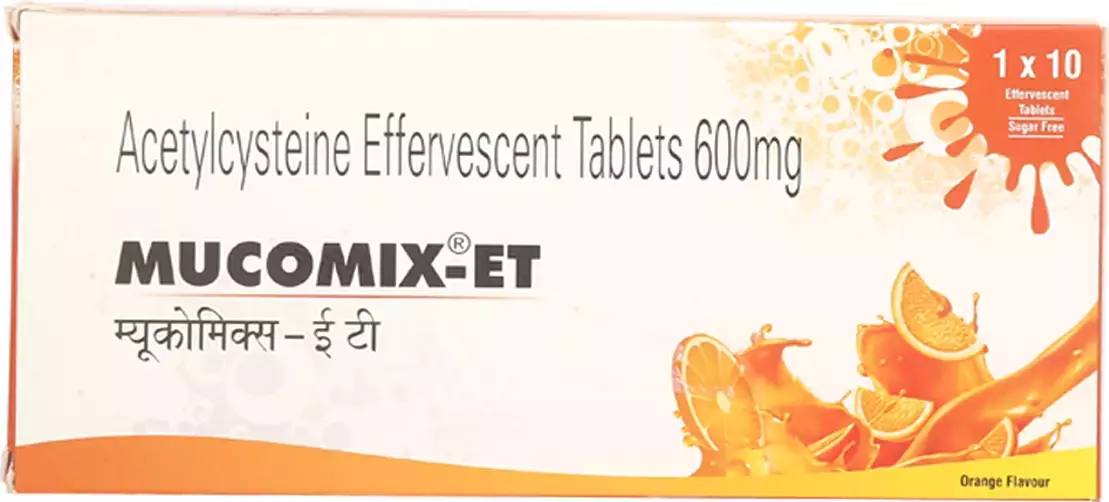 Mucomix ET Orange 600mg Tablet