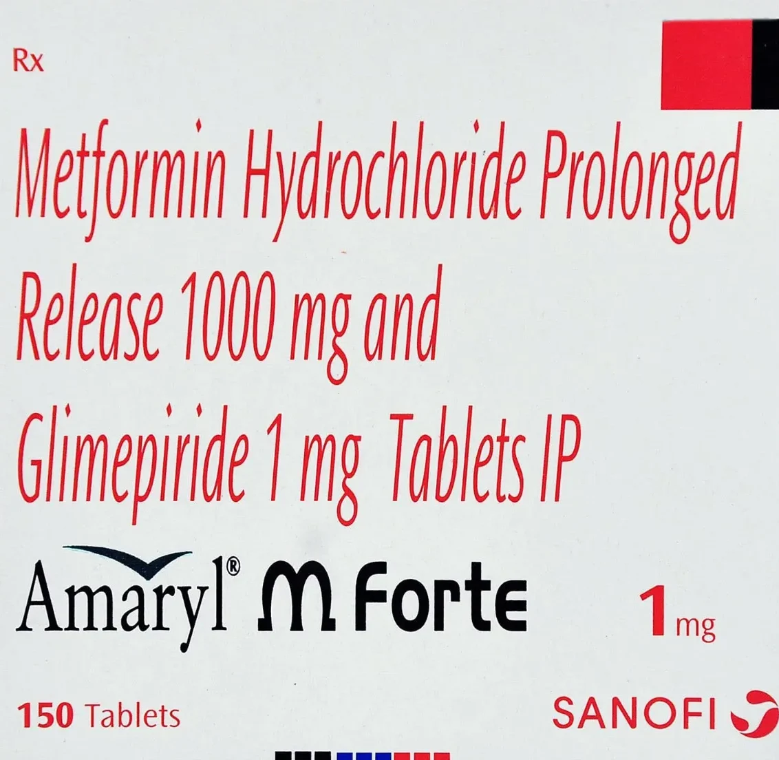 Amaryl M 1 Forte Tablet