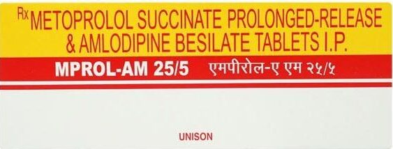 Mprol AM 25/5mg Tablet