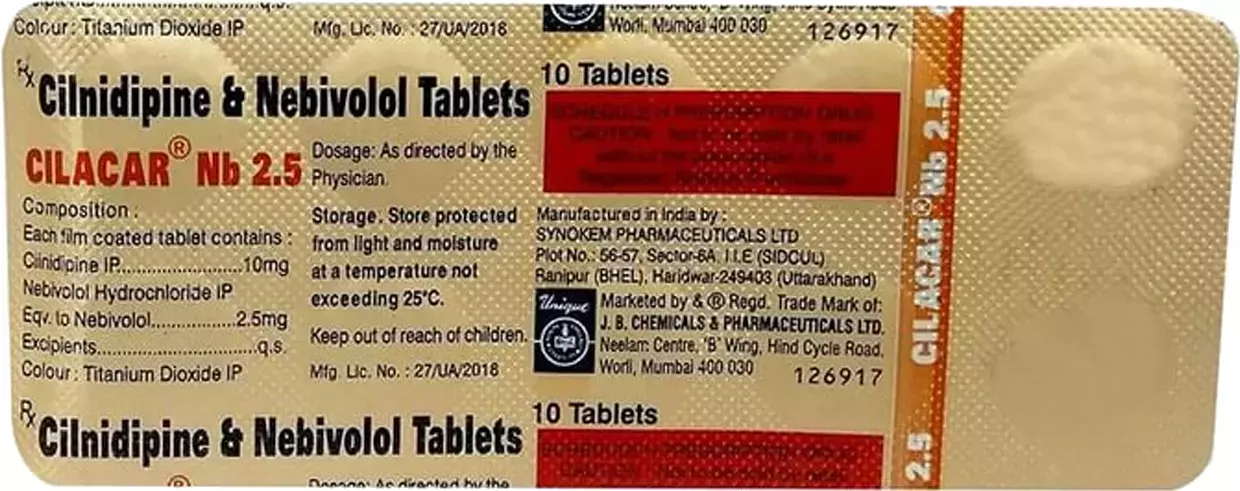 Cilacar NB 2.5 Tablet