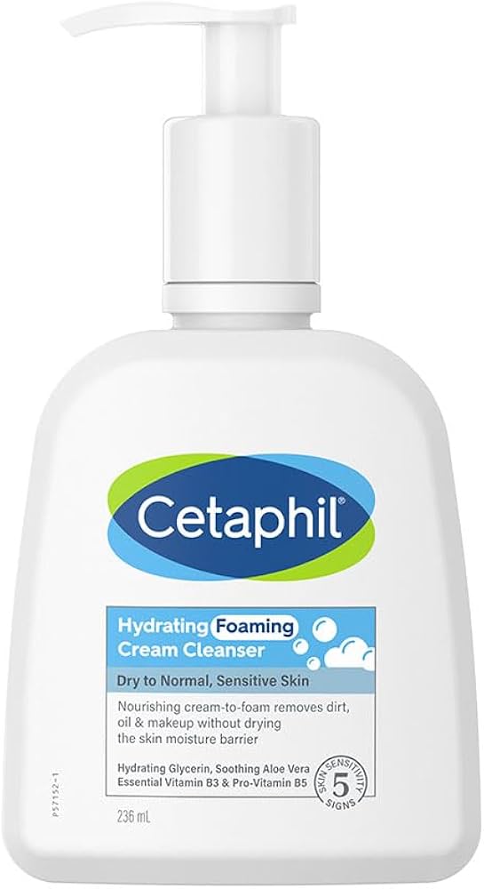 Cetaphil Hydrating Foaming Cream Cleanser