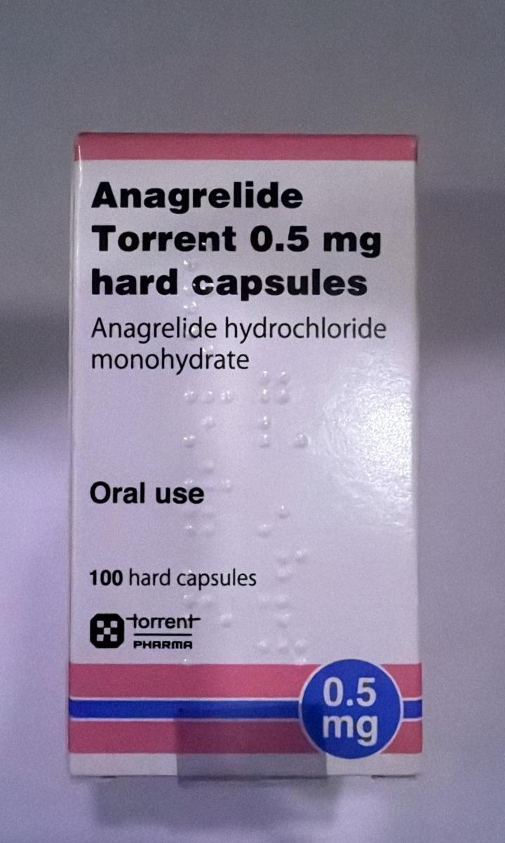Anagrelide 0.5mg Hard Gelatine Capsules – Effective Platelet Count Management at Hindustan Pharmacy